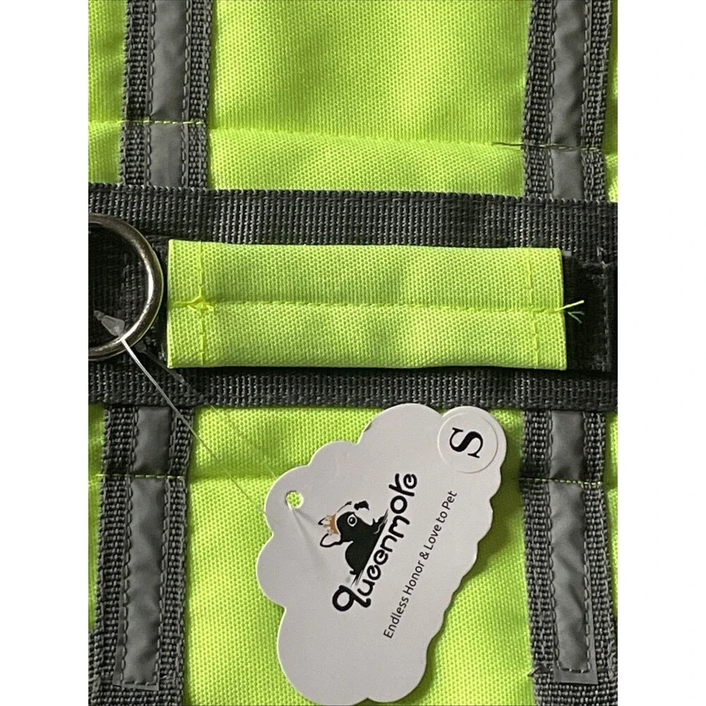 Queenmore Small Dog Life Jacket With Reflective Strips & Handle